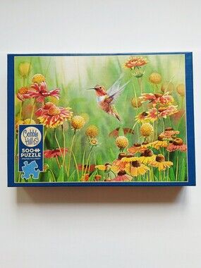 Rufous Hummingbird 500-piece puzzle by Cobble Hill